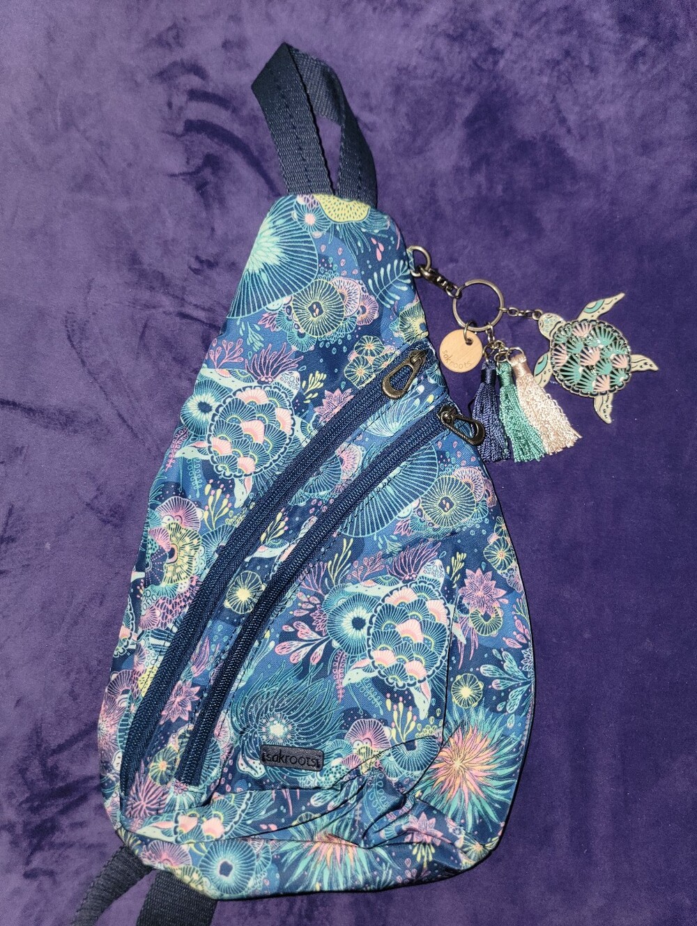 Sakroots Sling Backpack SEASCAPE